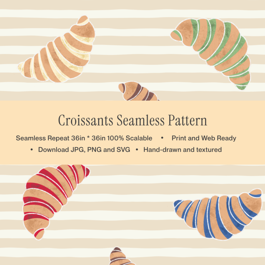 croissants-icons-pattern-packaging-wallpaper-design